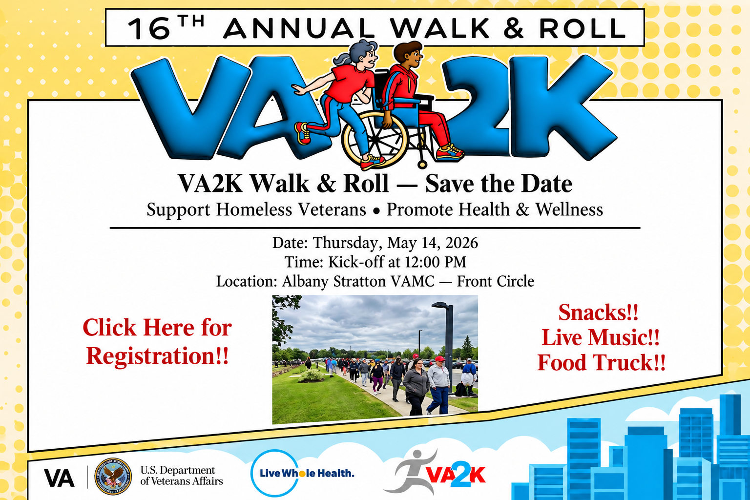 The 16th Annual VA2K Walk & Roll — May 14, 2026 | Uforia Entertainment & DJ Debonair